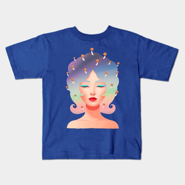 Growth Kids T-Shirt by Meowlentine